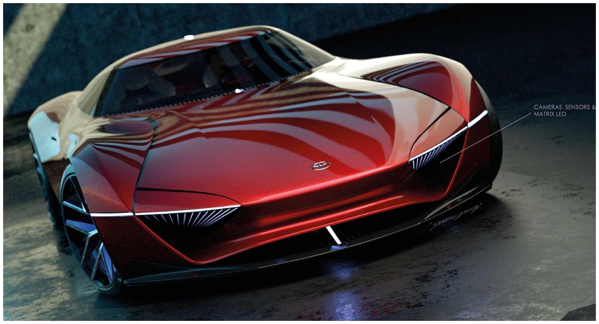 未来超级跑车丰田h2概念车渲染图曝光