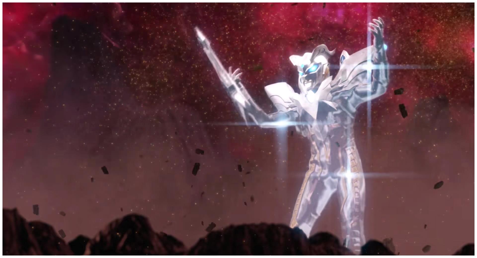 赛罗变身终极赛罗闪耀型,小金人显得迟钝,赛罗要一人单挑一团?