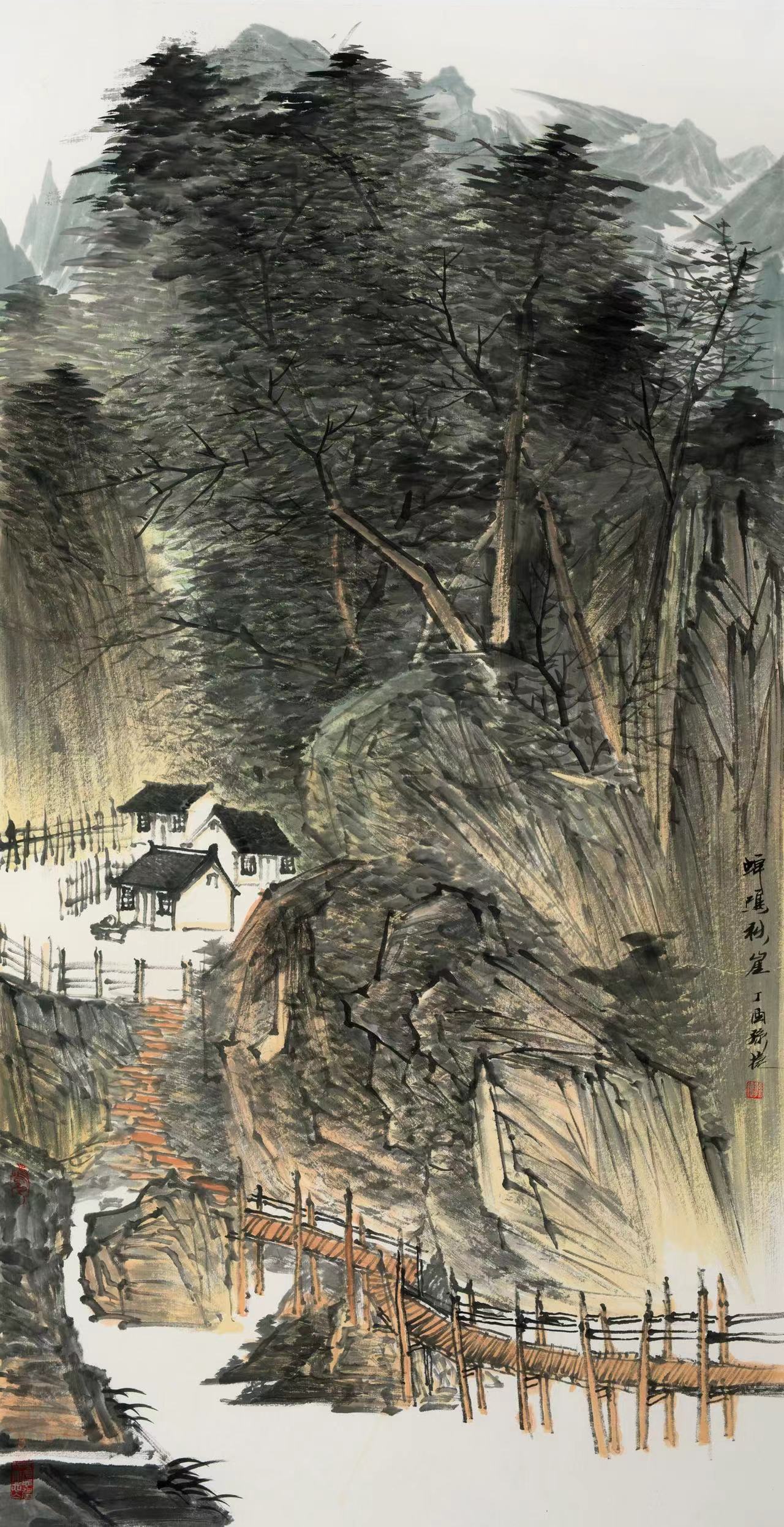 著名画家孙捷山水画作品联展