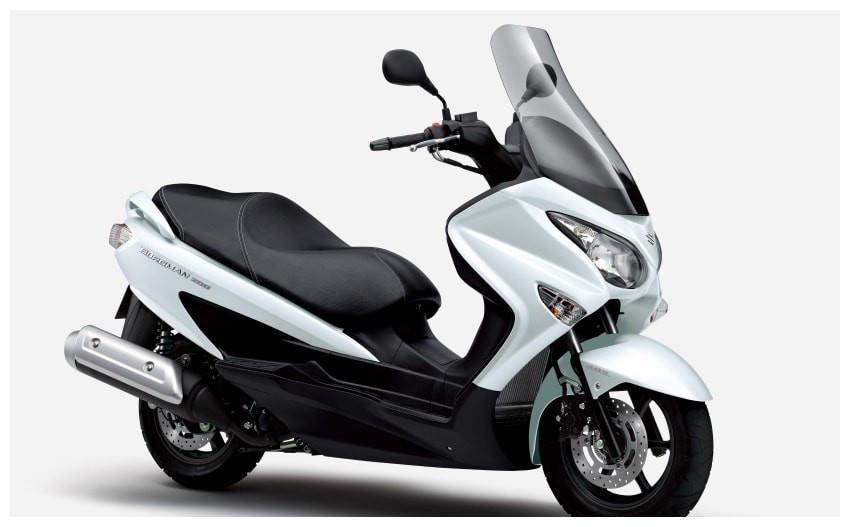 新款铃木汉堡人200踏板摩托车标配abs装置