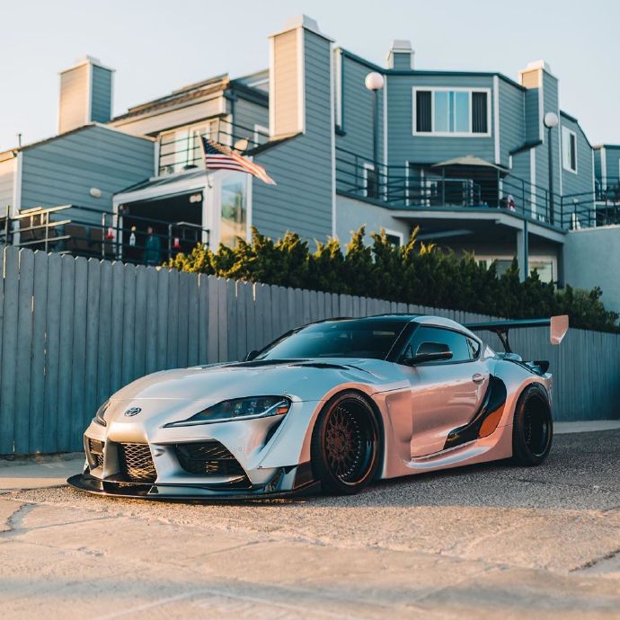 宽体丰田supra,超帅!