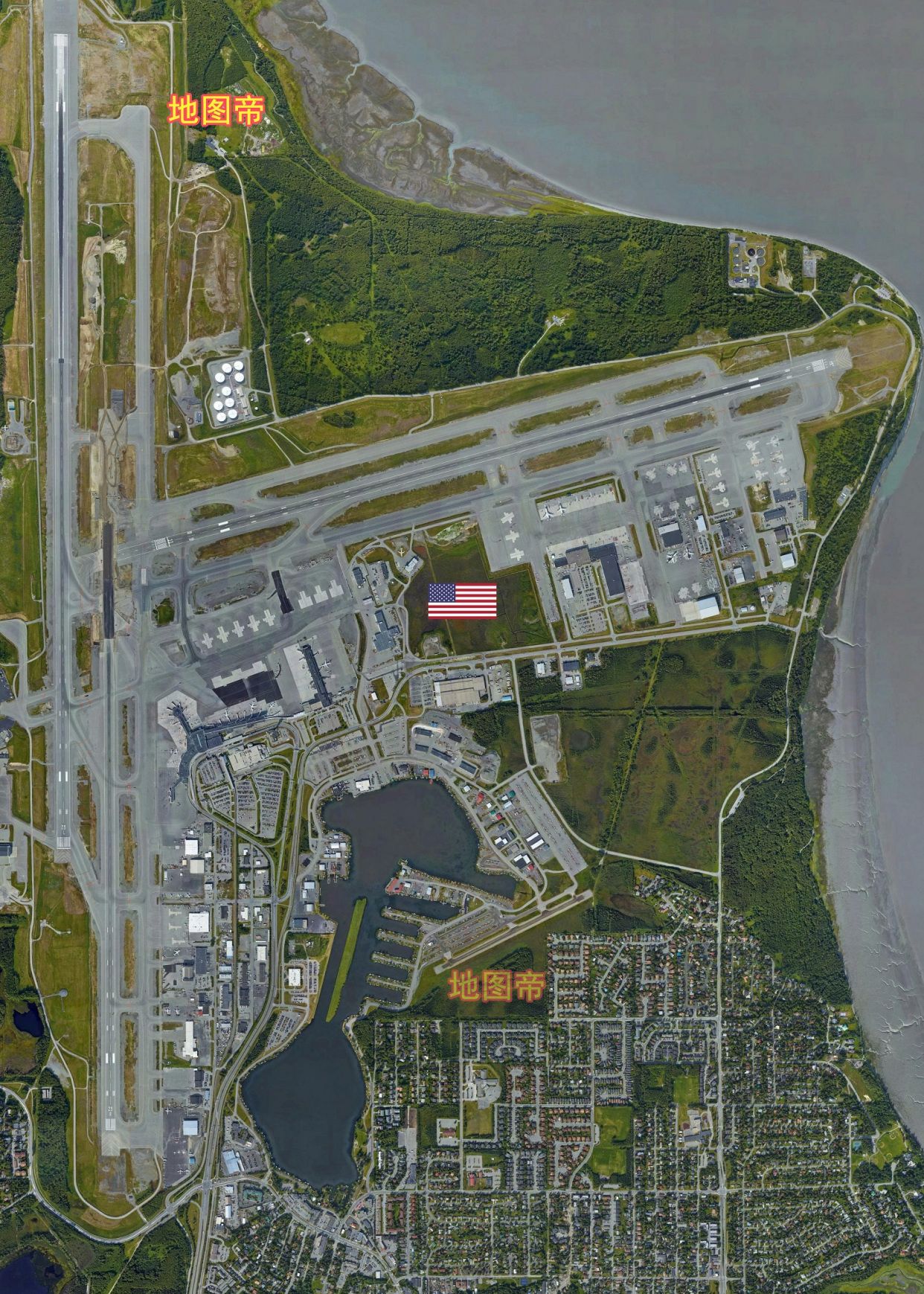 1 / 5 航拍安克雷奇机场.