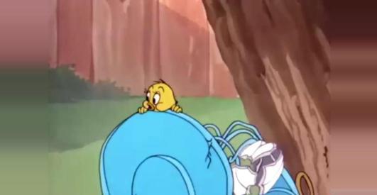 猫和老鼠汤姆追着杰瑞跑可把小黄鸟给吓坏了都是因为我啊