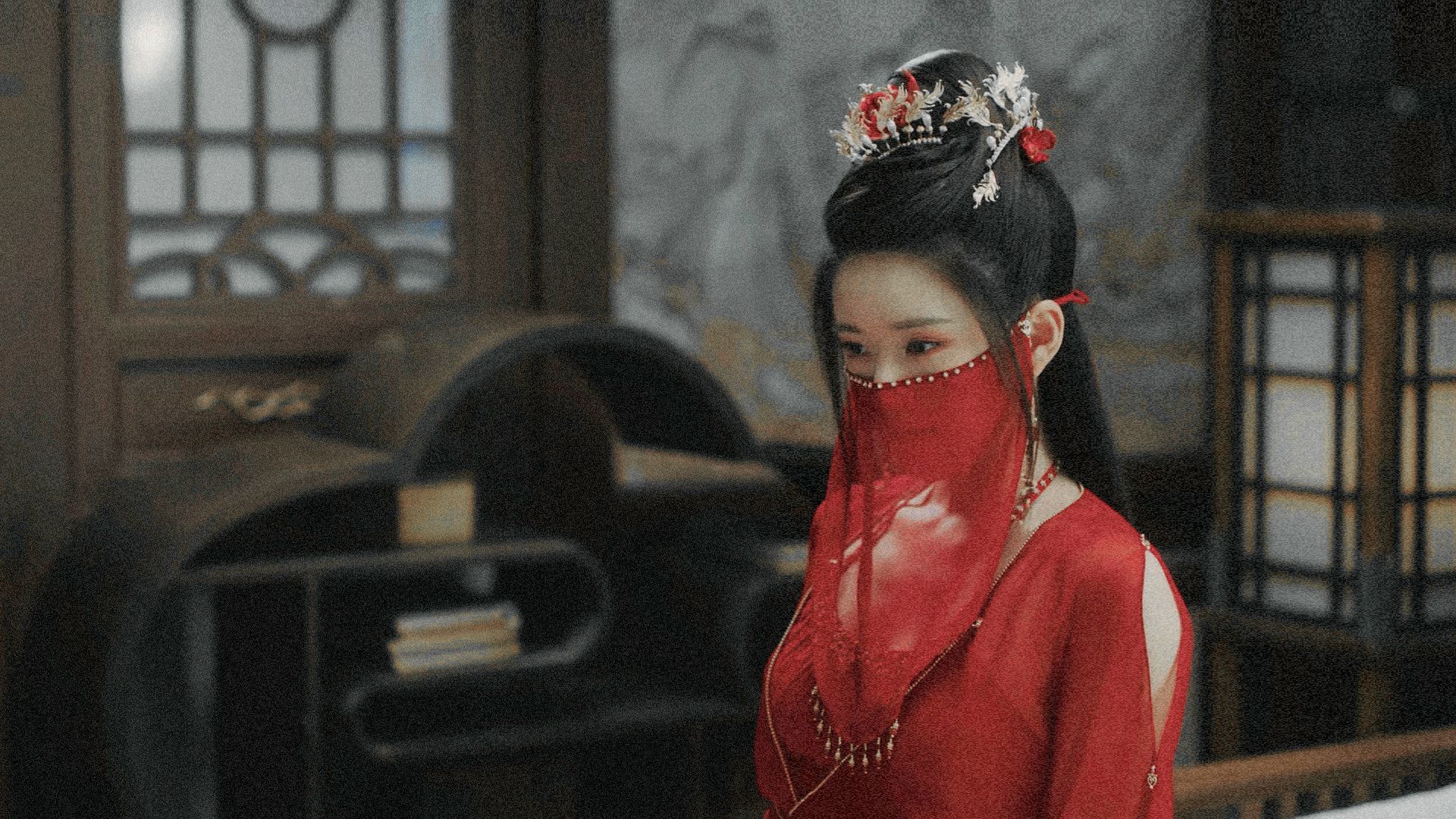 且试天下开播赵露思红衣古装惊艳全场与杨洋搭档好养眼