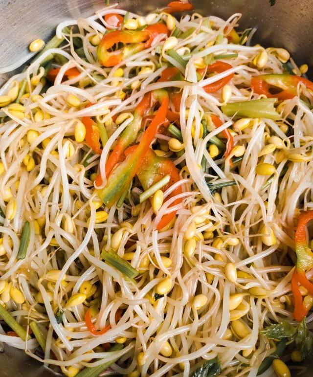 耗油炒豆芽好吃的诀窍_高清图集_新浪网