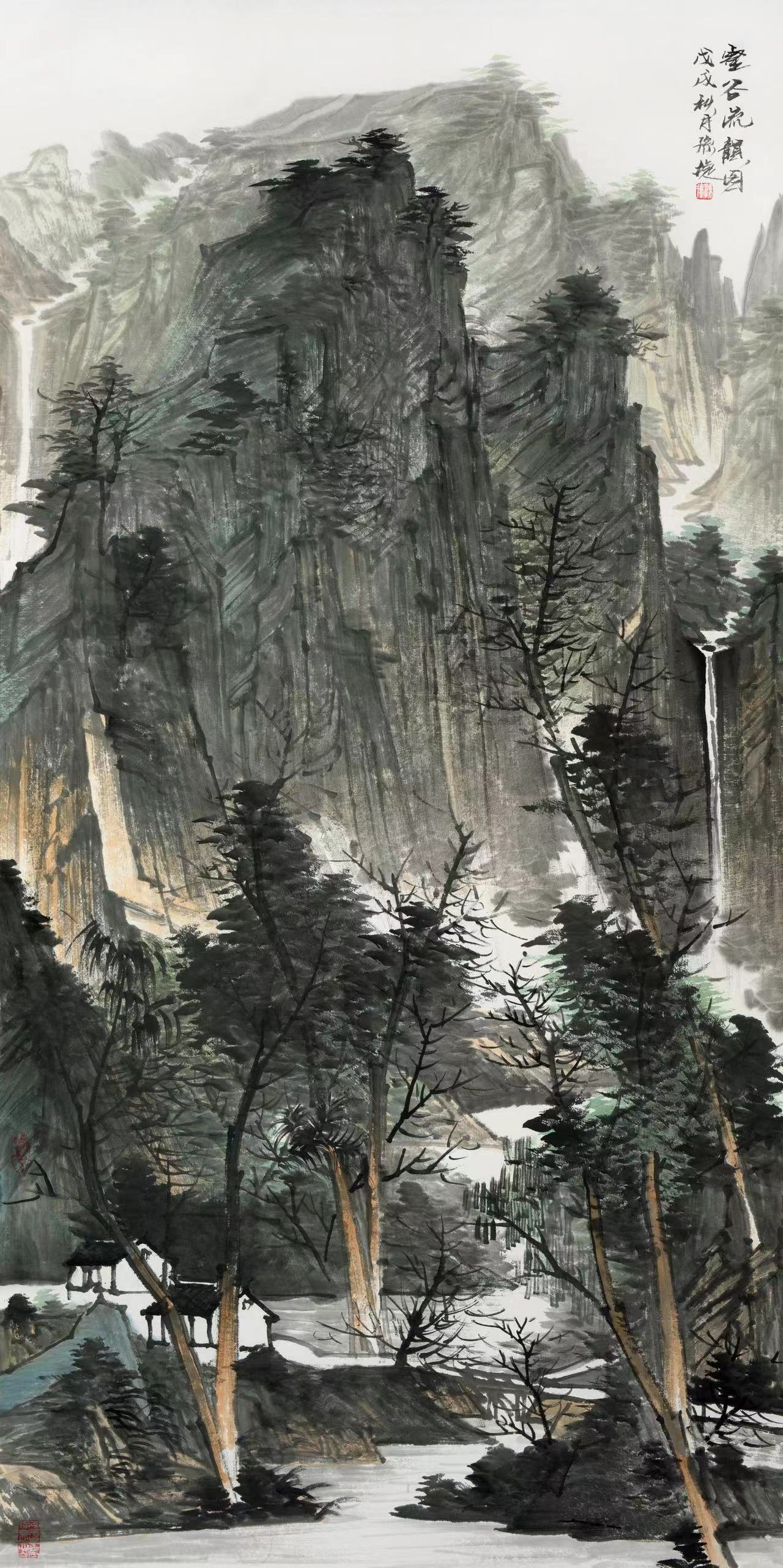 著名画家孙捷山水画作品联展