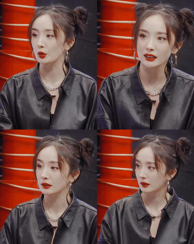 杨幂现身王牌对王牌直播双丸子哪吒造型甜中带飒灵动撩人