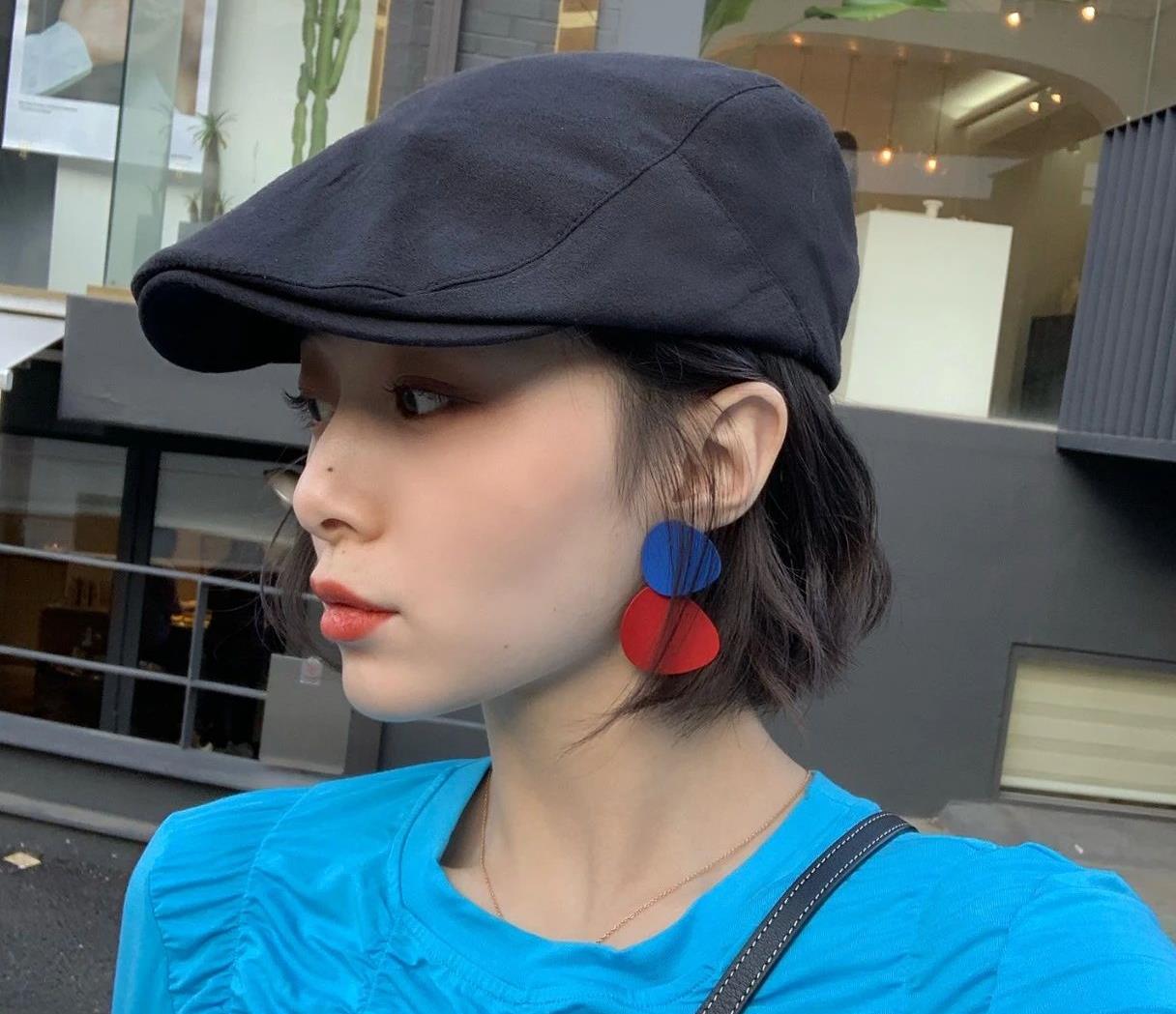 喜欢戴帽子的女生,今秋认准这款“前进帽”,三木博主超级爱它