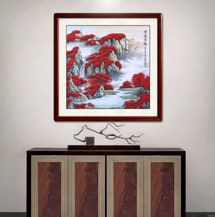 名家山水画作品欣赏 一山一水尽显自然气韵