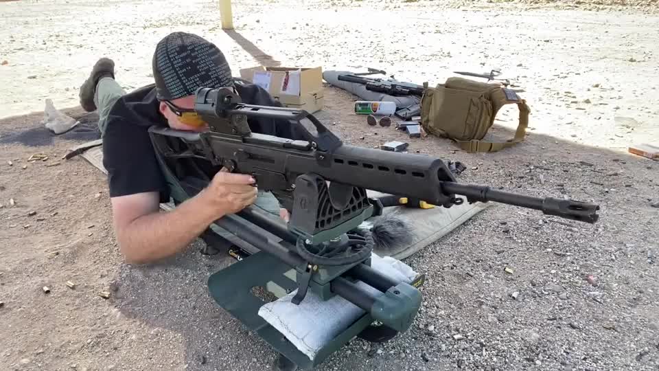 实测全自动hkg3自动步枪,第一眼看到它就知道威力不俗!