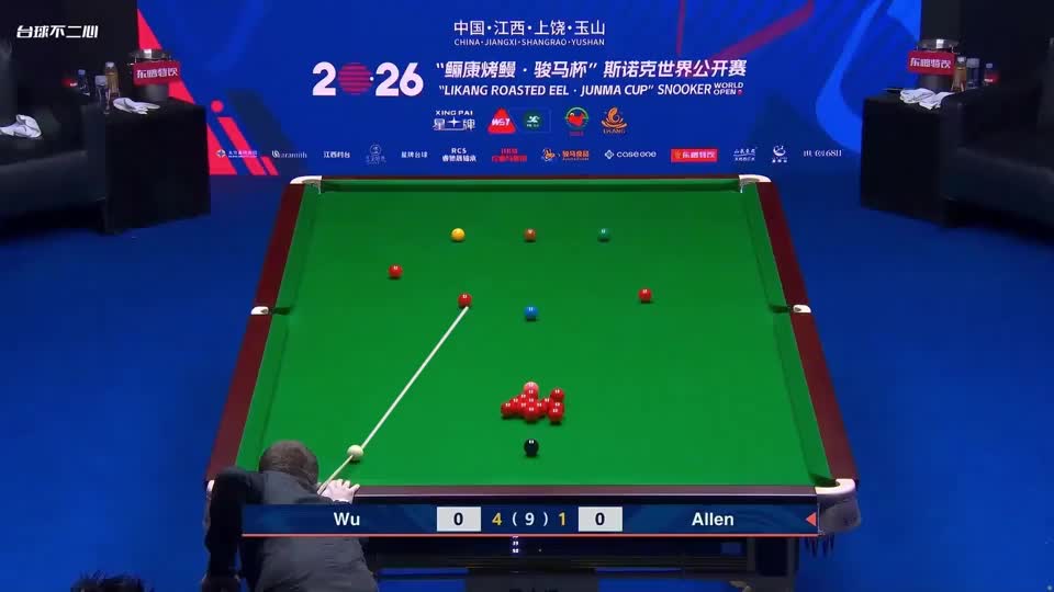 横扫艾伦晋级四强！吴宜泽火力全开狂轰破百，5_1轻松进半决赛