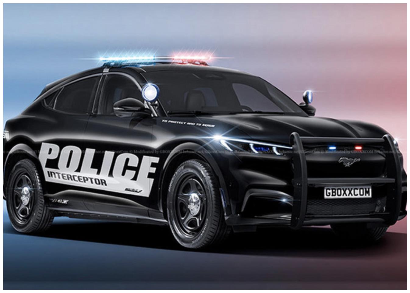 与福特官方无关联福特mustangmache警车曝光