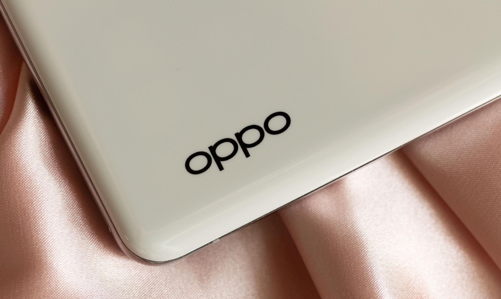 后背的oppo装饰logo.