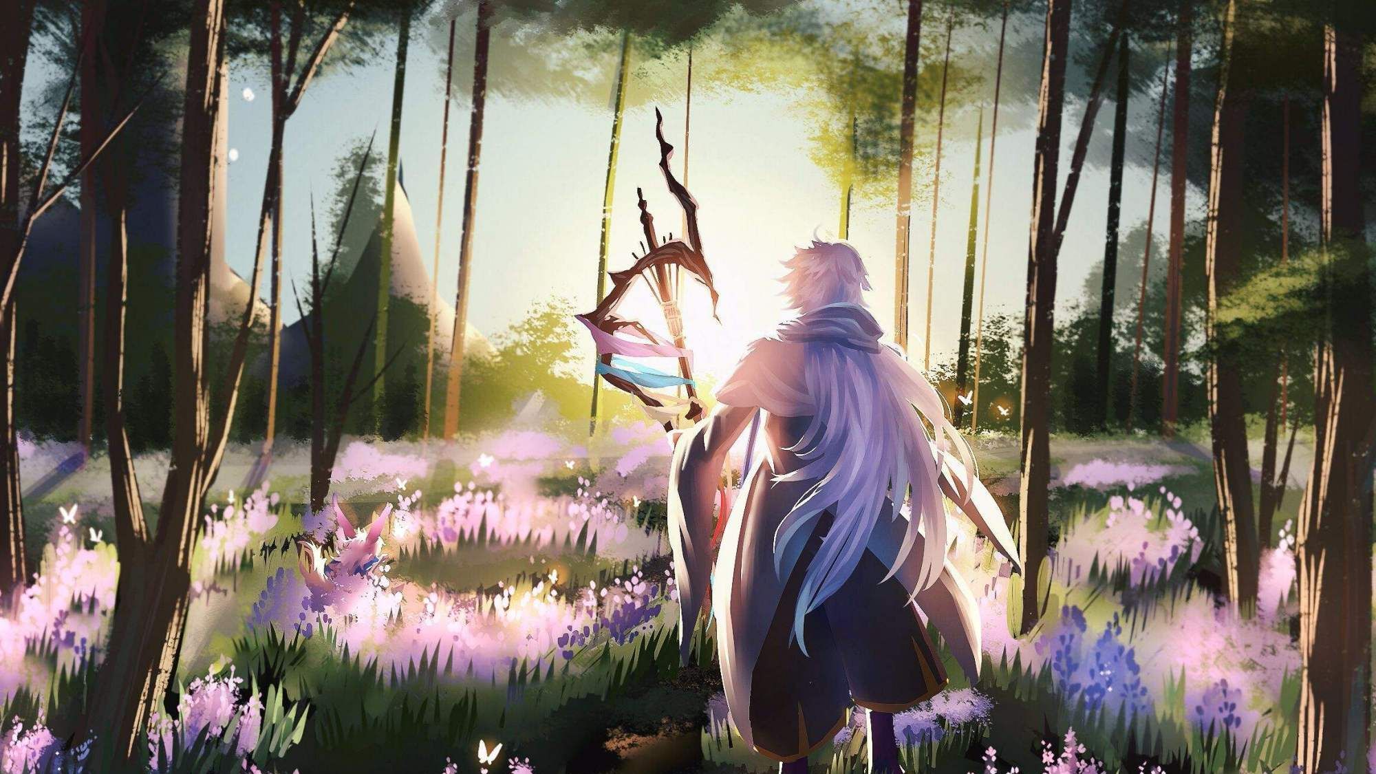 fgo美图壁纸——花之魔术师 梅林