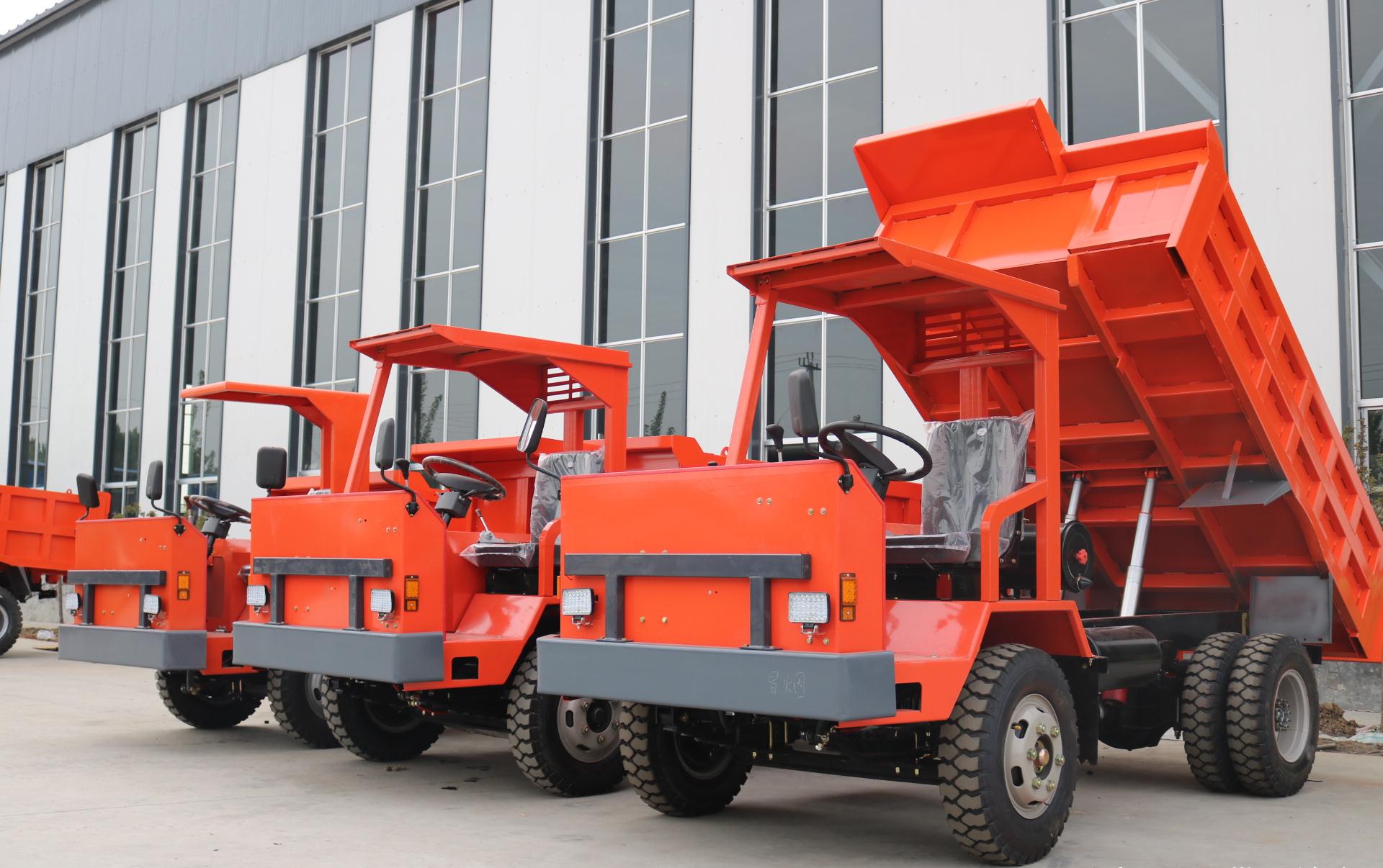 矿洞小型窄体运输车矿用井下运输自卸车