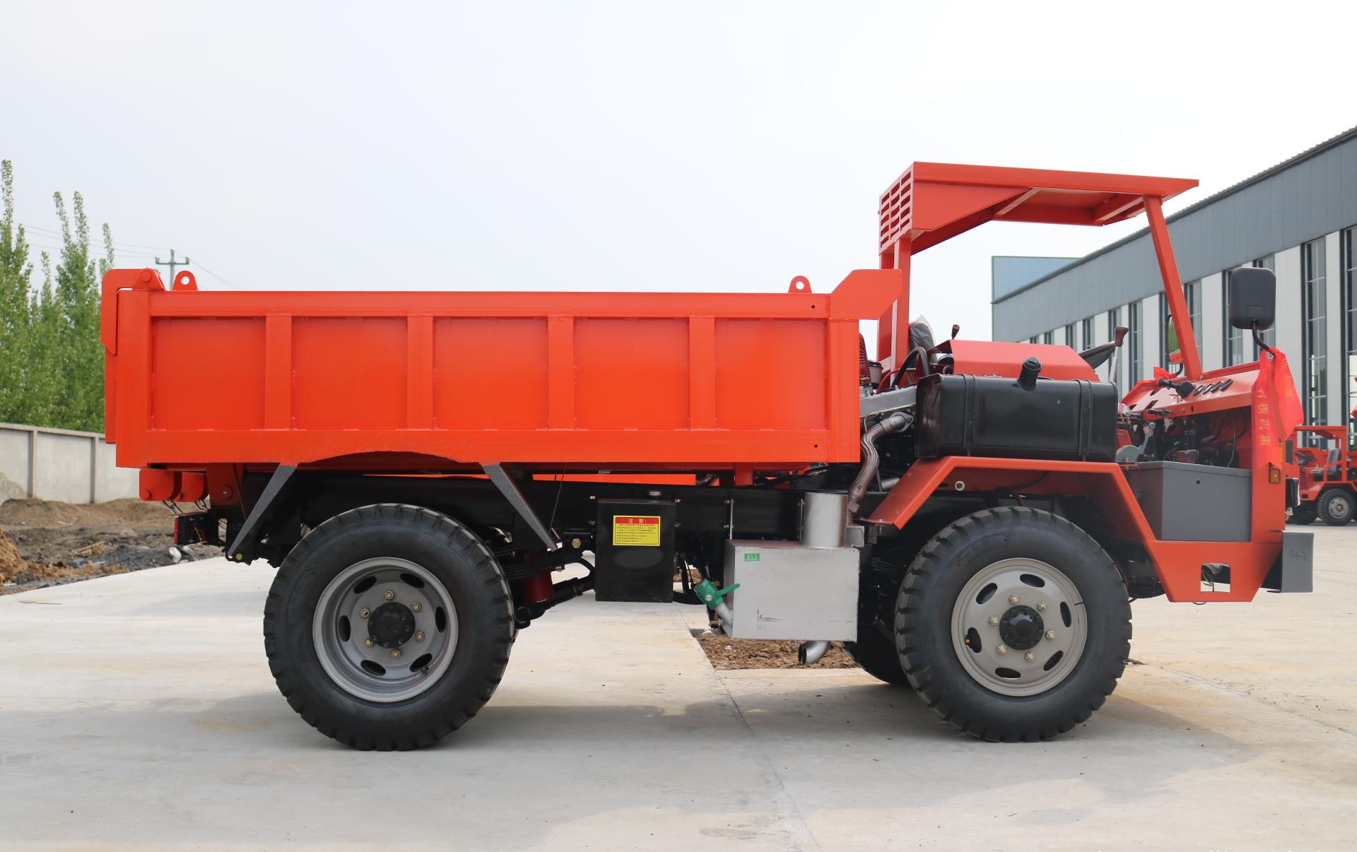 矿洞小型窄体运输车,矿用井下运输自卸车