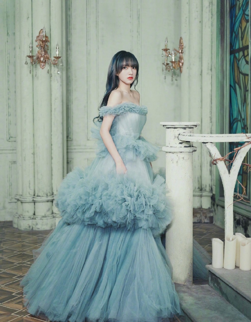 女明星蛋糕裙造型合集,有没有被chanel新一季伞状半身裙美到?