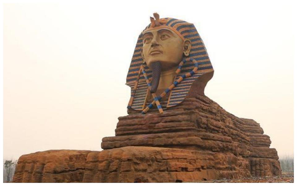 在传说当中,狮身人面像存在的原因就是为了守护这片沙漠.