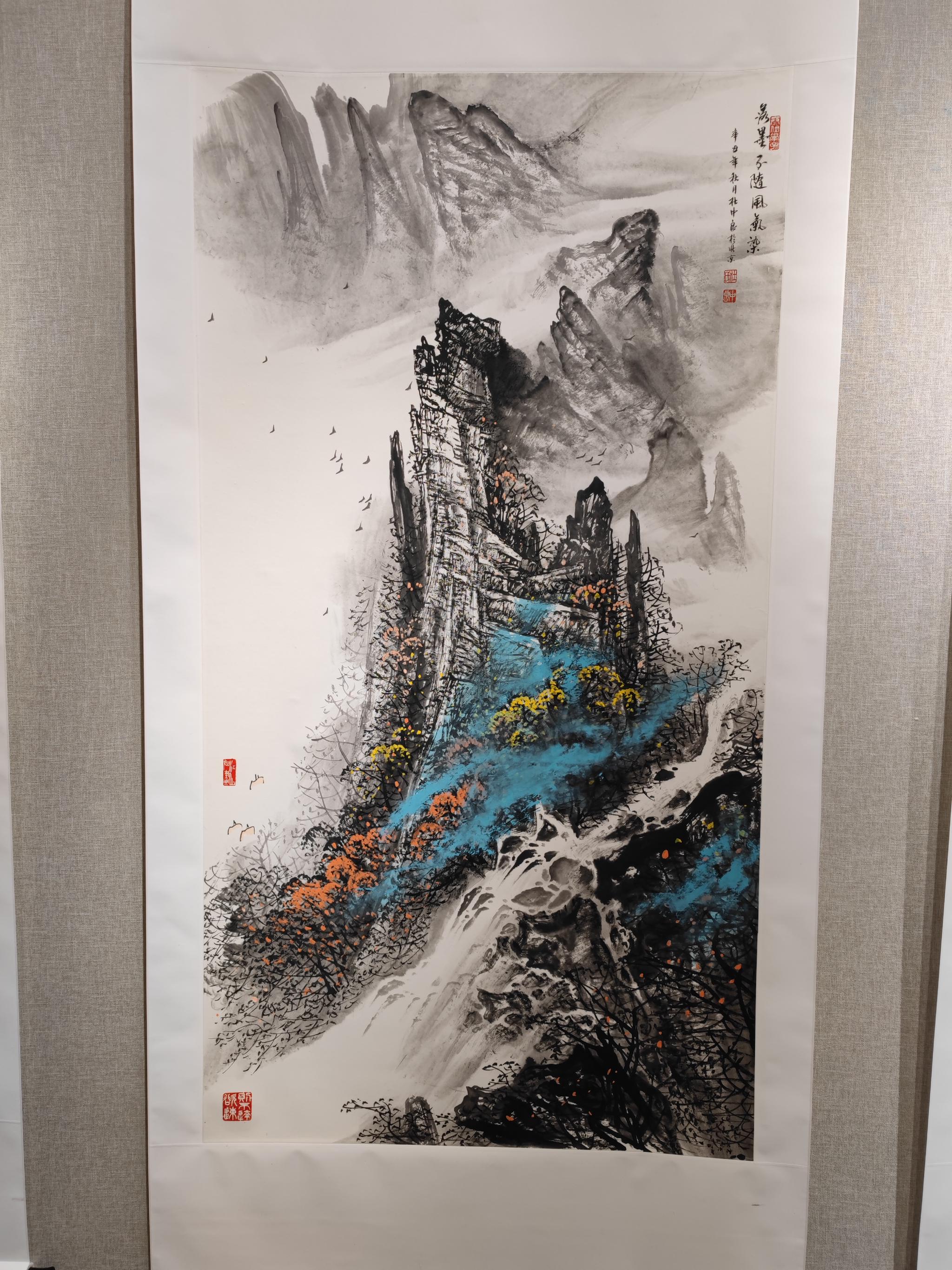 泉韵水墨·杜中良国画展在济南市博物馆成功举办