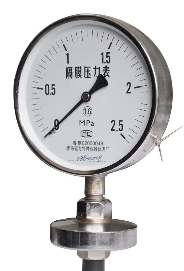 使用隔膜式压力表时应注意哪些问题