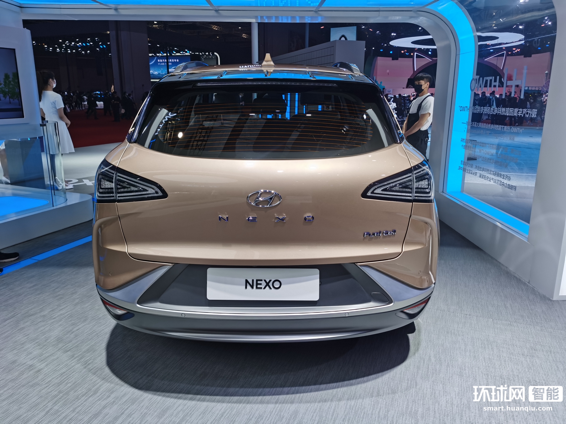 2021上海车展现代nexo亮相氢能源动力引关注