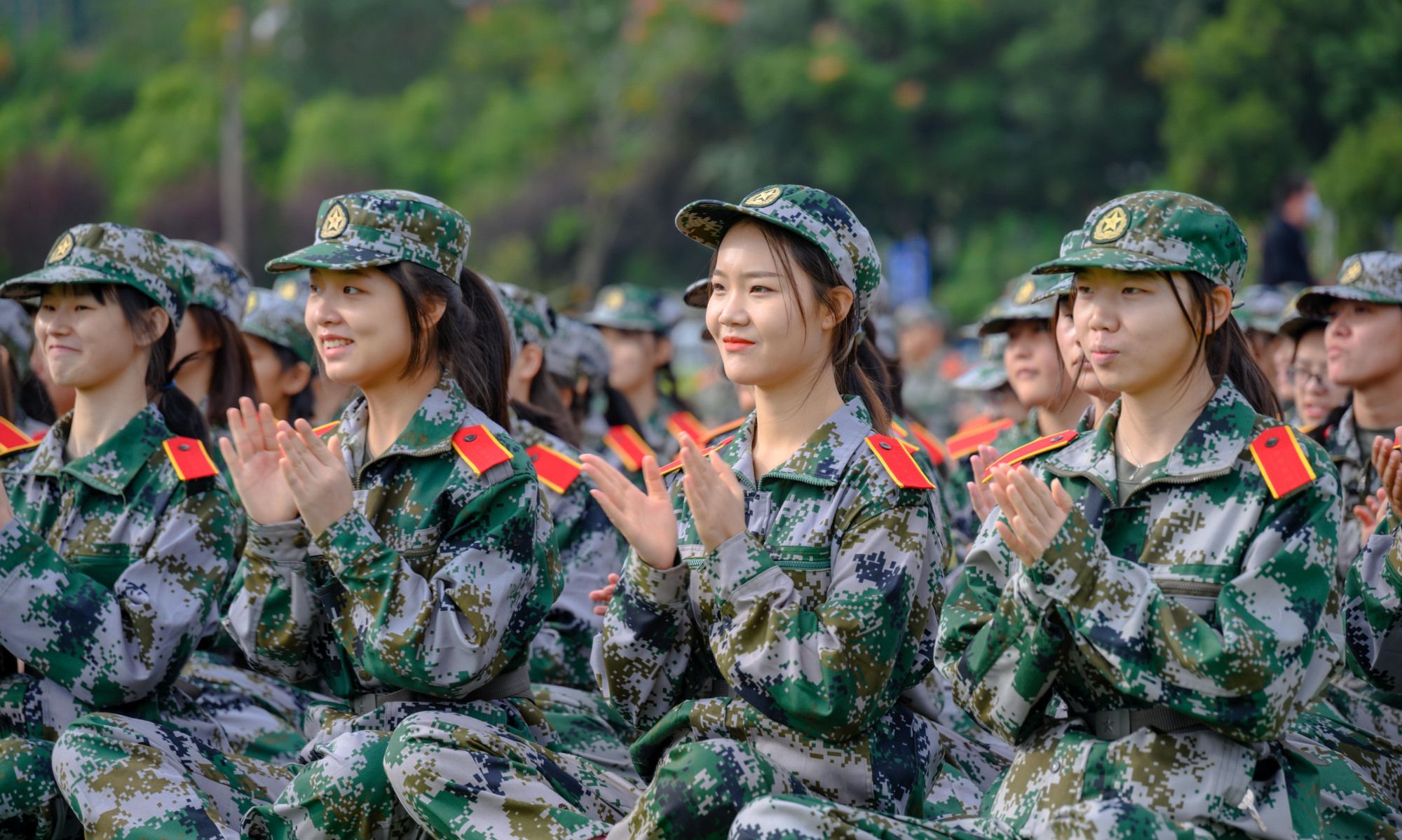 我的旅程——军训风采,英姿飒爽!_高清图集_新浪网