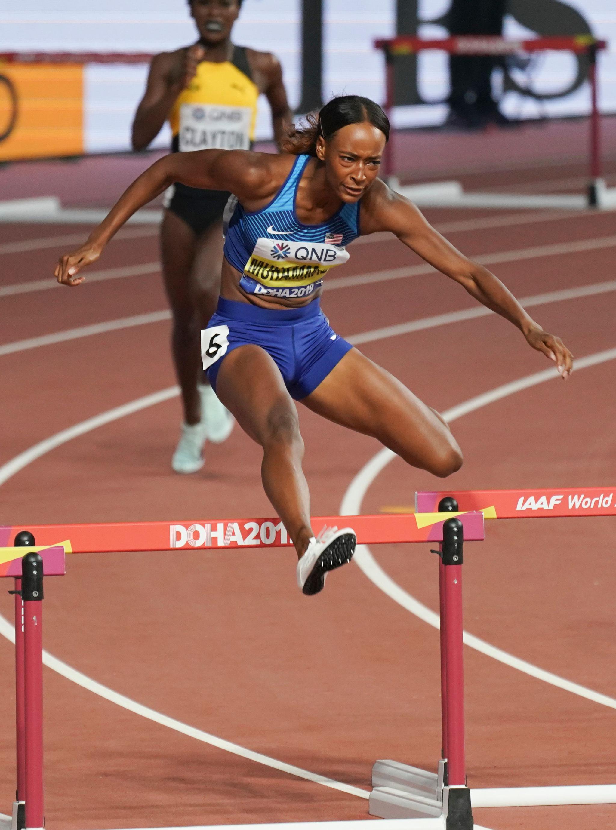 田径——女子400米栏决赛赛况