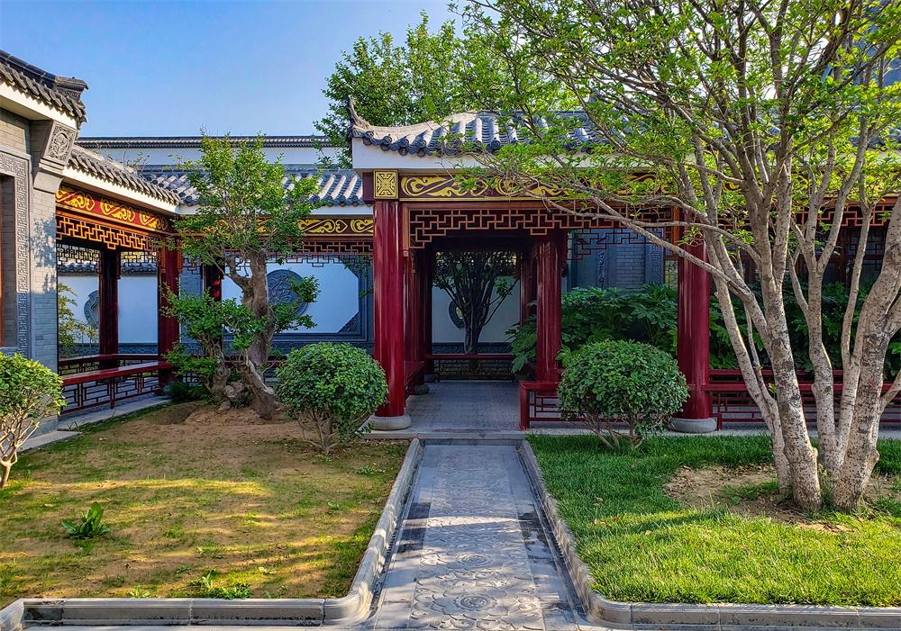 仿古建筑农村小型四合院别墅设计案例赏析