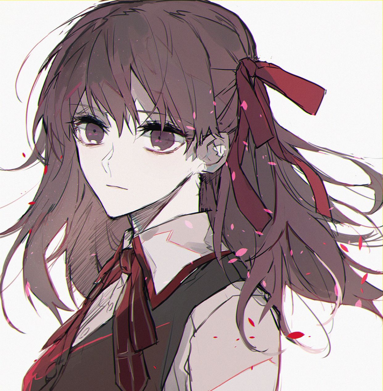 动漫美图:fate系列紫发少女间桐樱,可爱高清壁纸分享