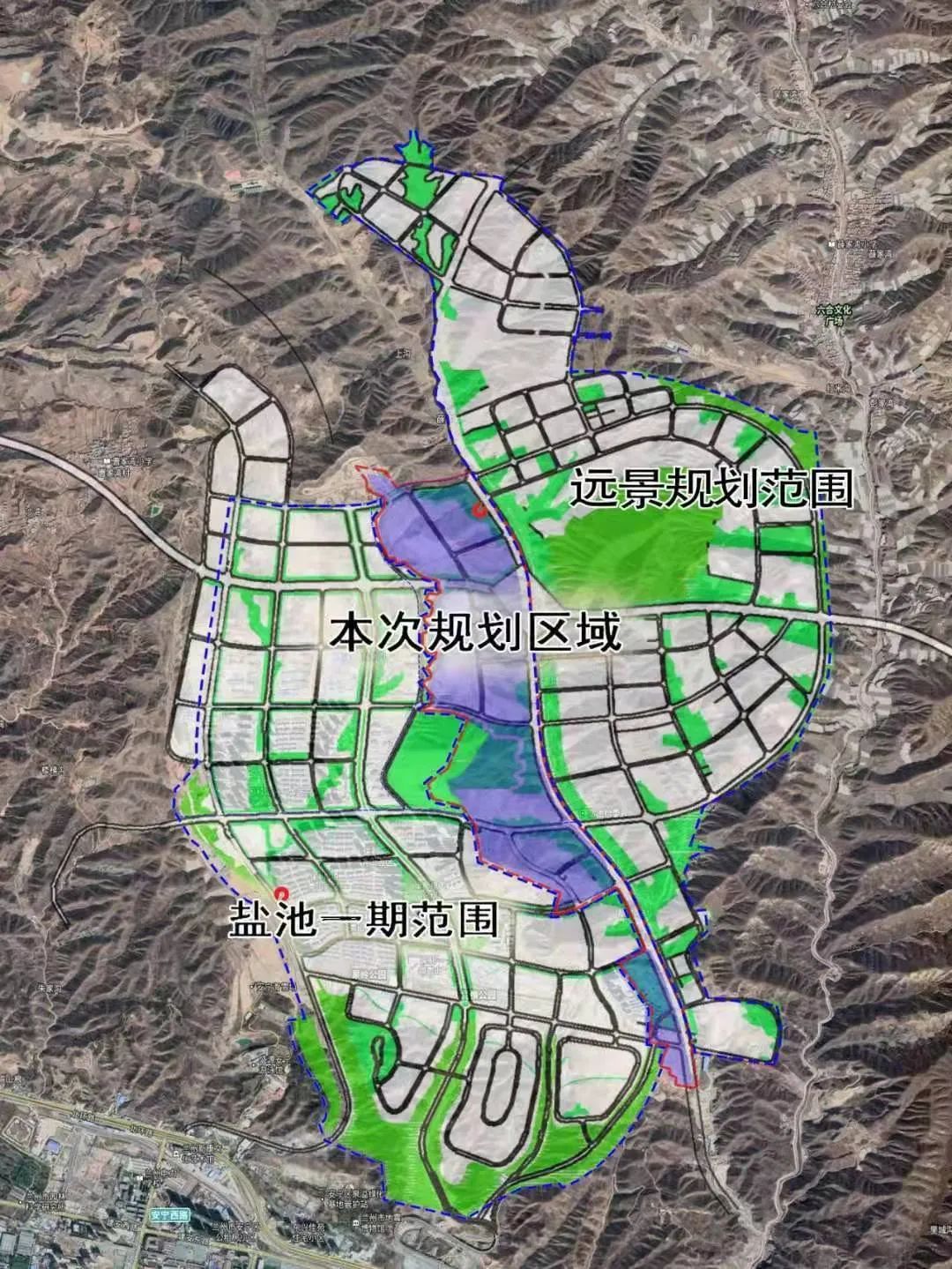 兰州市自然资源对盐池片区局部地块的控详规划做出了新的调整,文创城