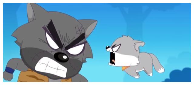 《喜羊羊与灰太狼》灰太狼先变二哈,后变猫,形象一步步毁了