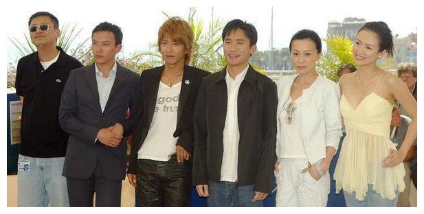 无修图木村拓哉梁朝伟昔日合照曝光木村发型太吃亏