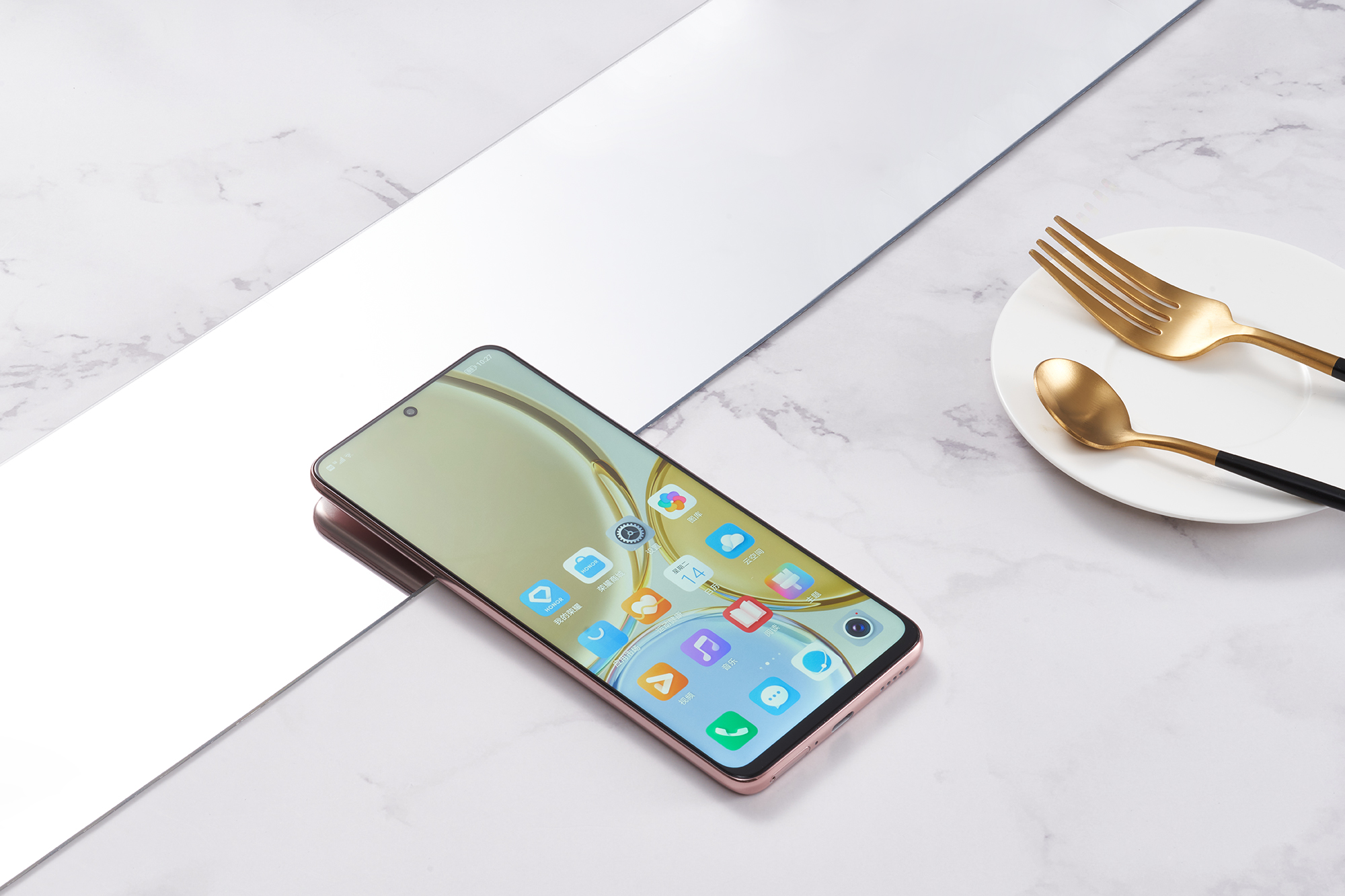 荣耀x30图赏迎接新年的第一缕金色