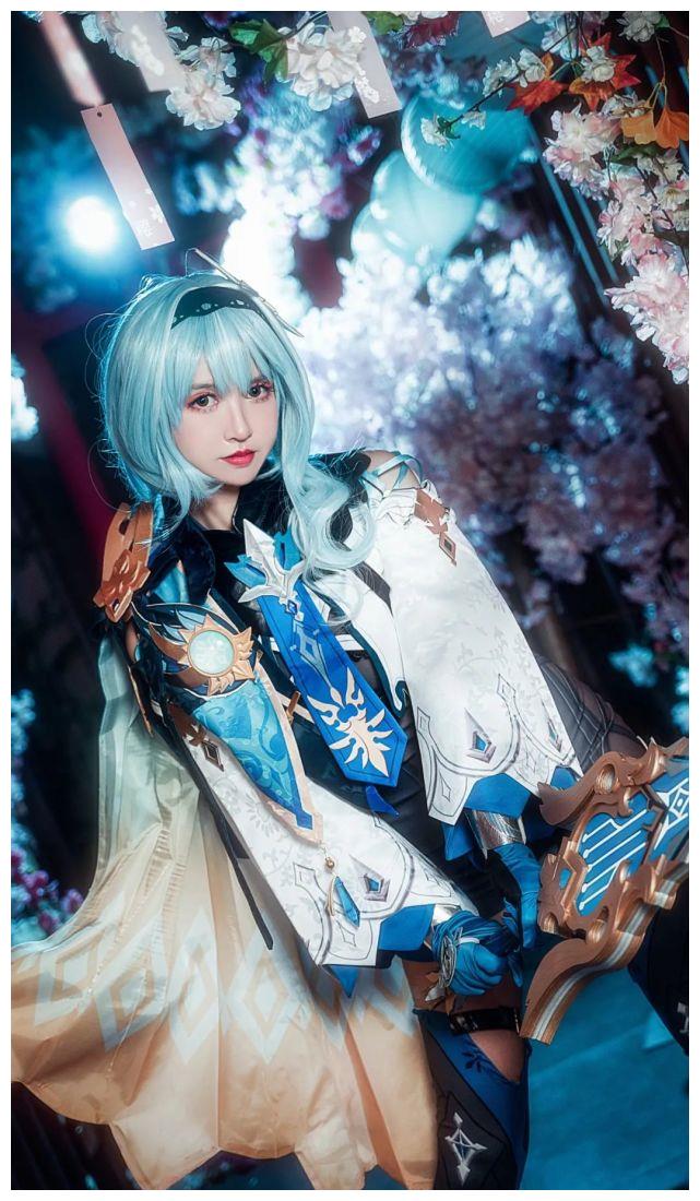 cos:原神浪花骑士优菈cos正片@鳗鱼霏儿|鳗鱼|浪花|骑士_新浪新闻
