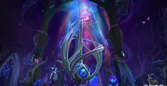 如孩童梦中的童话湛蓝的天堂炽蓝仙野上的梦与宁静