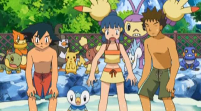 宝可梦小山猪的找温泉本领小光的又一个童年玩伴登场