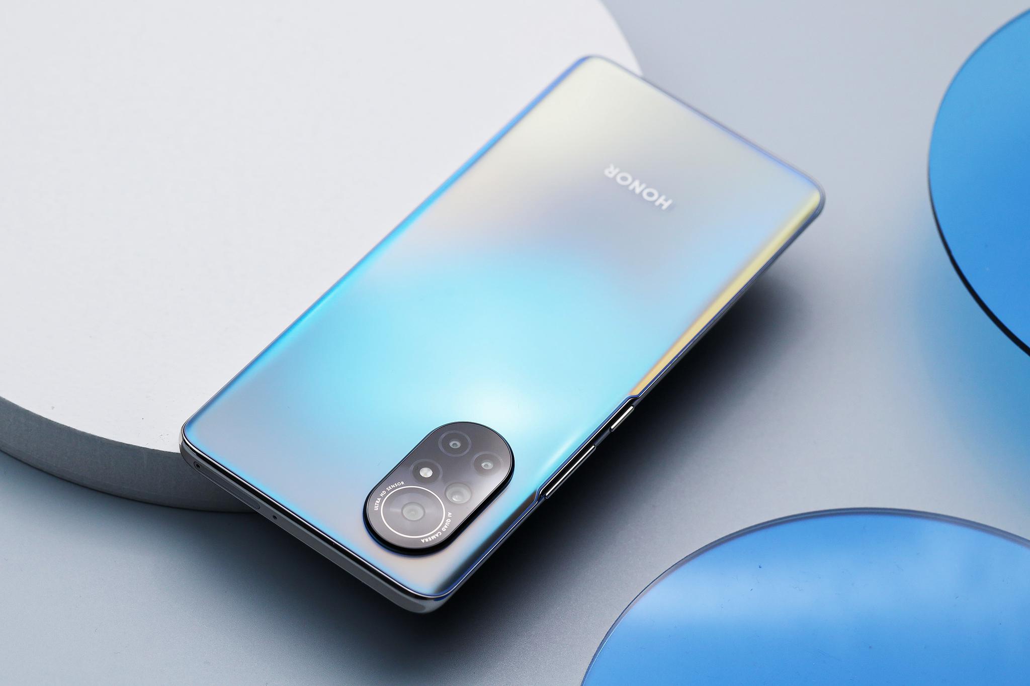 轻薄设计与曲面屏完美结合荣耀v40轻奢版手机图赏