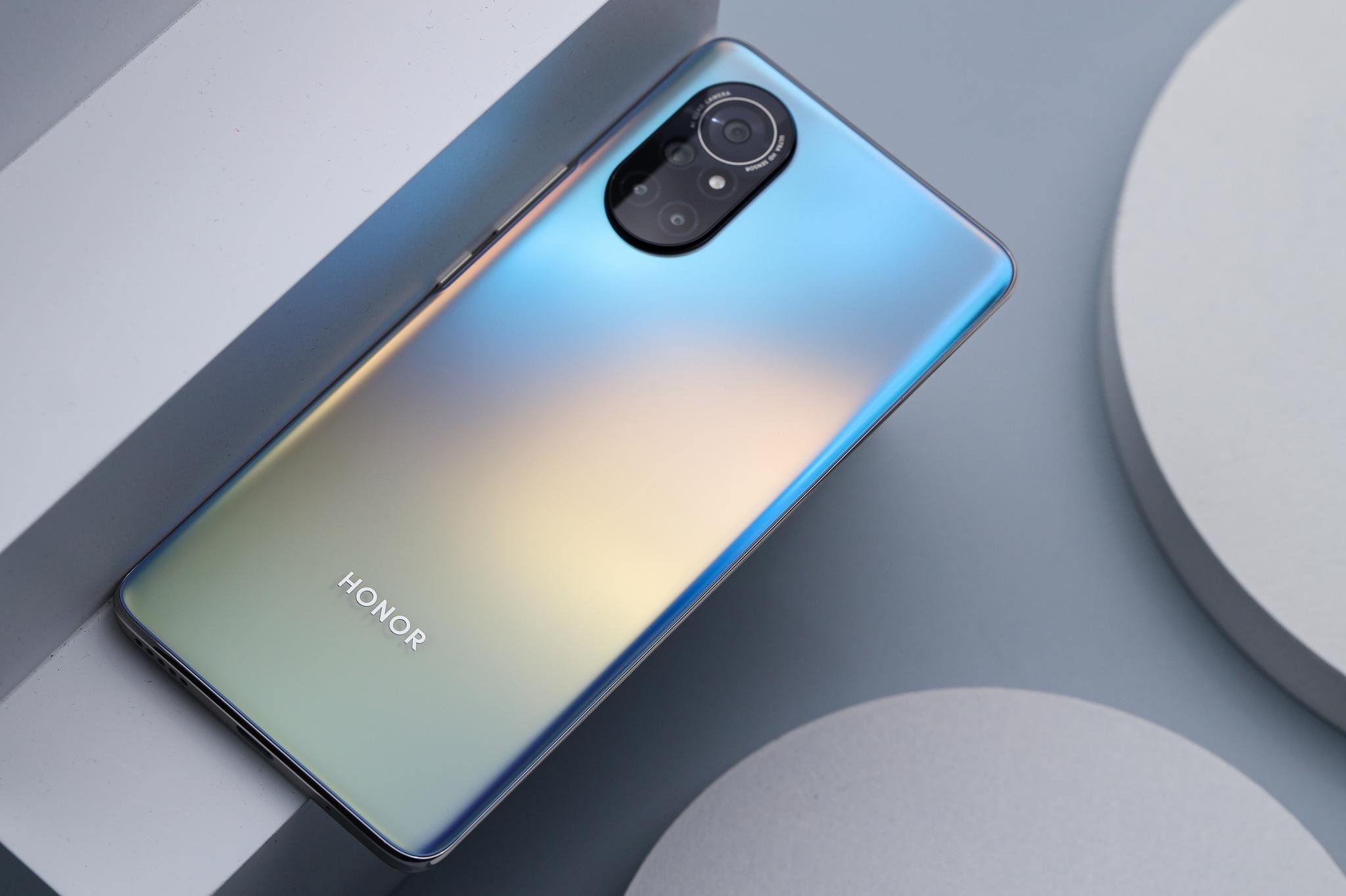 轻薄设计与曲面屏完美结合荣耀v40轻奢版手机图赏