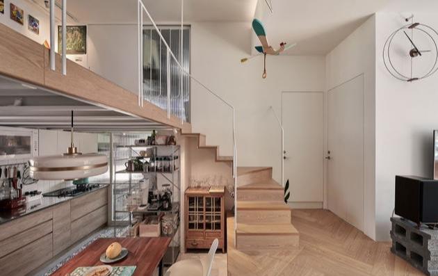 不想空间被吃掉,夹层楼梯实用设计秘诀