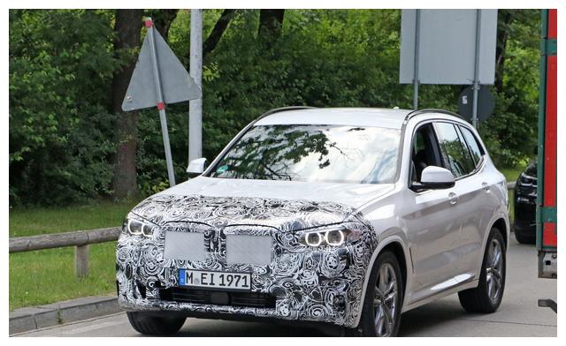 2022款宝马x3改款车型测试谍照,预计将于明年下半年亮相