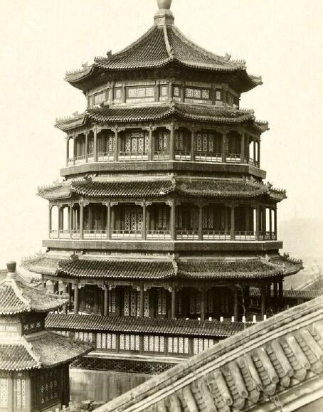 洋人拍摄160张清朝各地古建筑老照片,很多现在已经看不到了