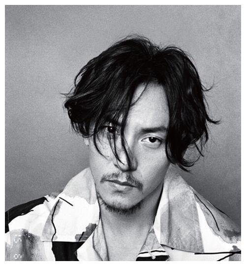 还有张震,张震的发际线很高,所以短发会暴露缺点,张震的长发造型真是