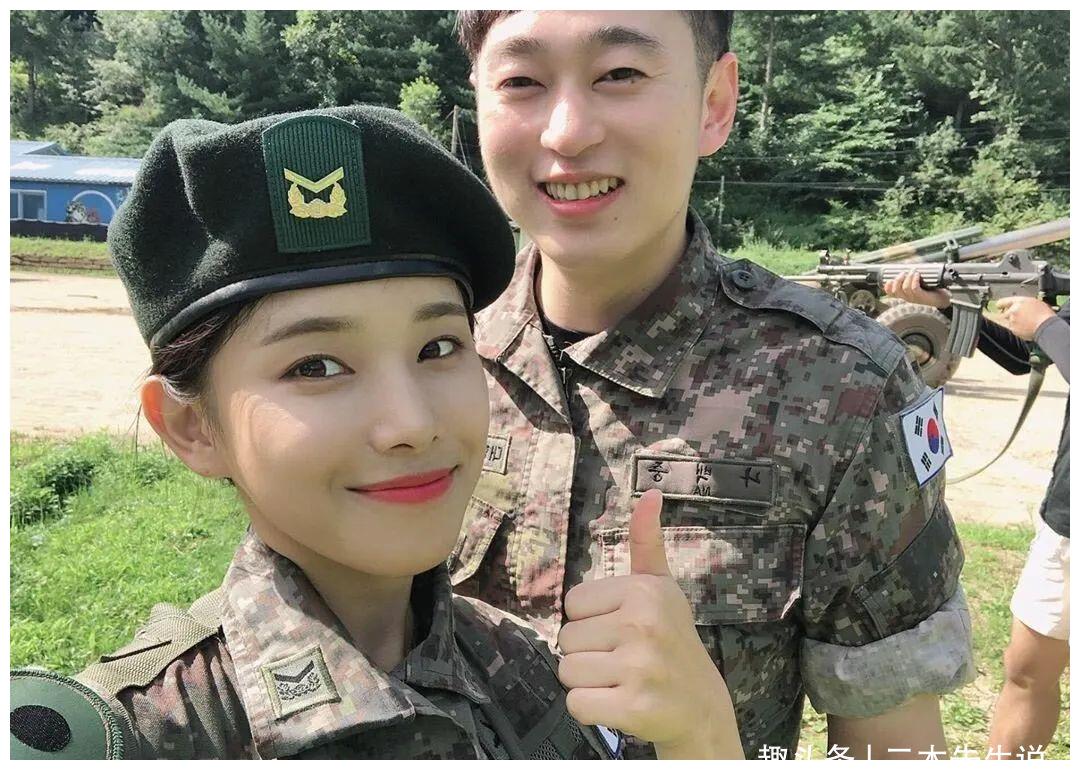 韩国新任初恋脸女兵万千单身汉的理想型韩允智你爱了吗