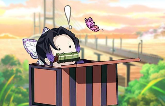 鬼灭之刃小剧场:蝴蝶忍的鬼化形象,萌系指数不输