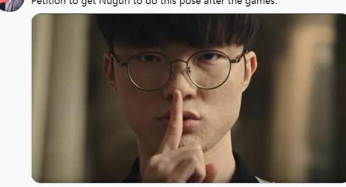 dwg选手出场一片安静,海外解说建议nuguri打完学faker的手势