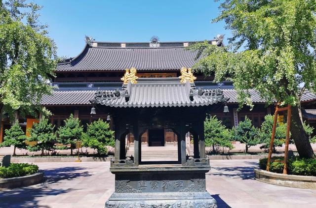 宁波市区唯一大型寺庙典雅庄严没门票为著名观音道场