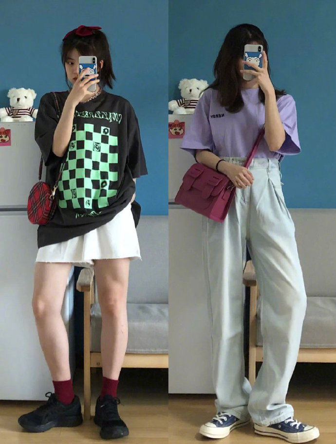 微胖女生的夏日休闲穿搭,简单舒适