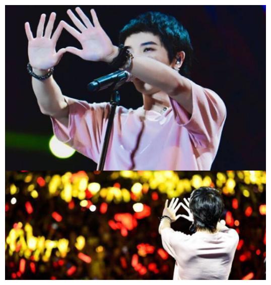 男星比心,抗住华晨宇,避开郭麒麟,看到丁禹兮:赵露思教的?