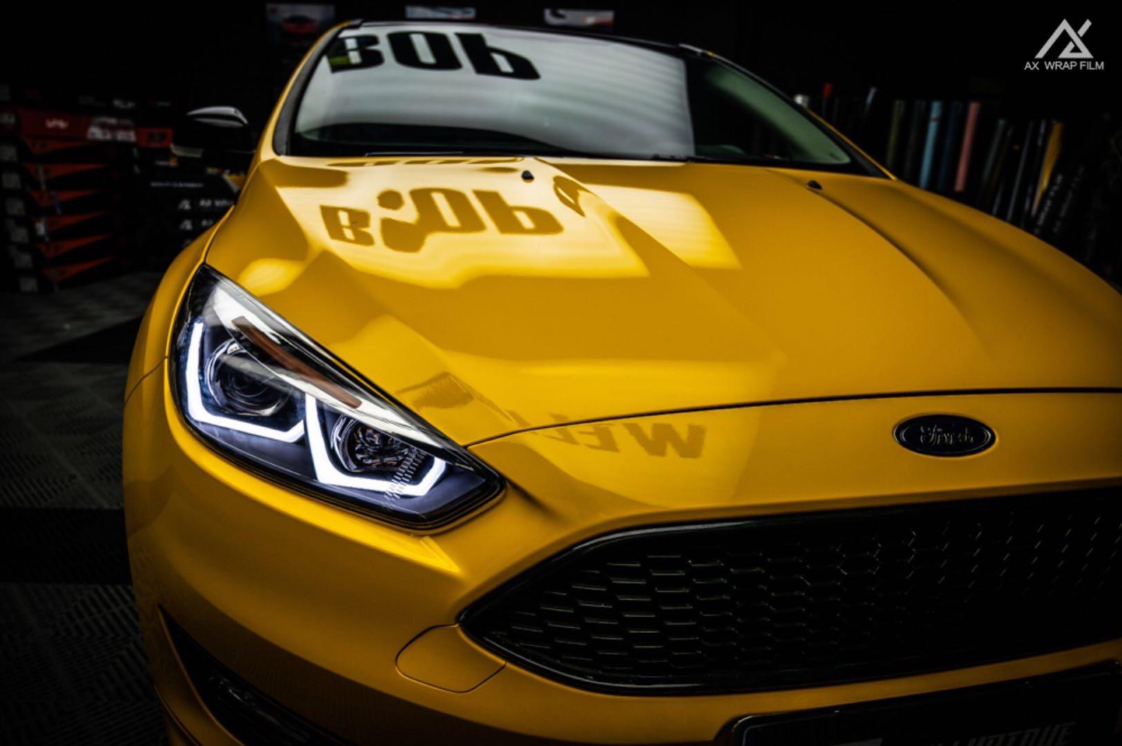 福克斯两厢改色亮黄 出来你就是这条街上最靓的仔