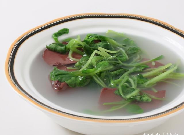 【西洋菜猪血汤】